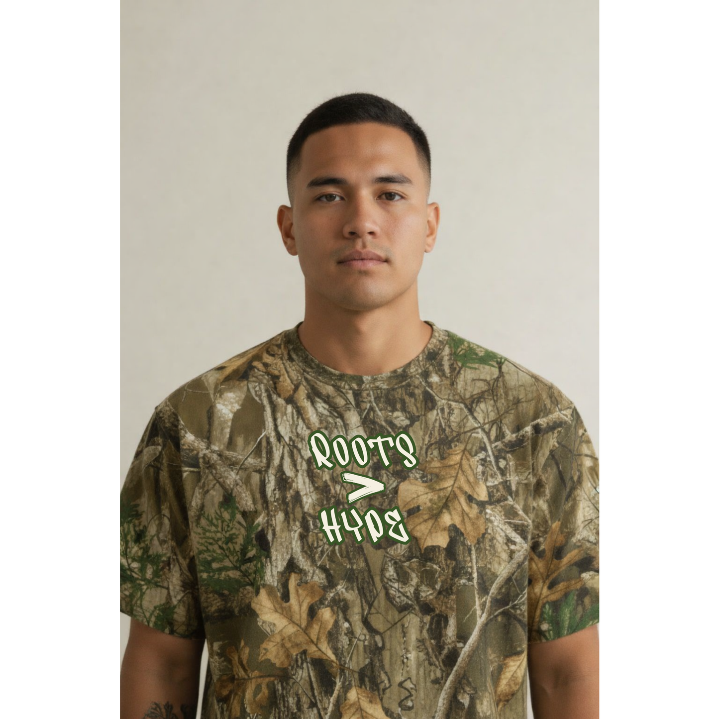 GNF Street - "Roots > Hype" Camo Tee
