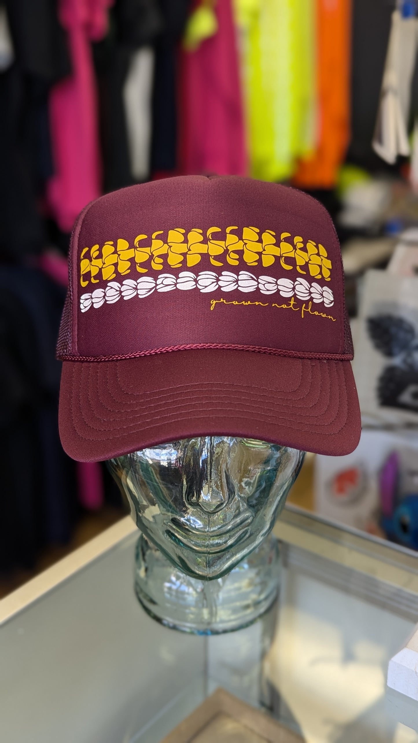 Puakenikeni and Pikake Trucker Hat