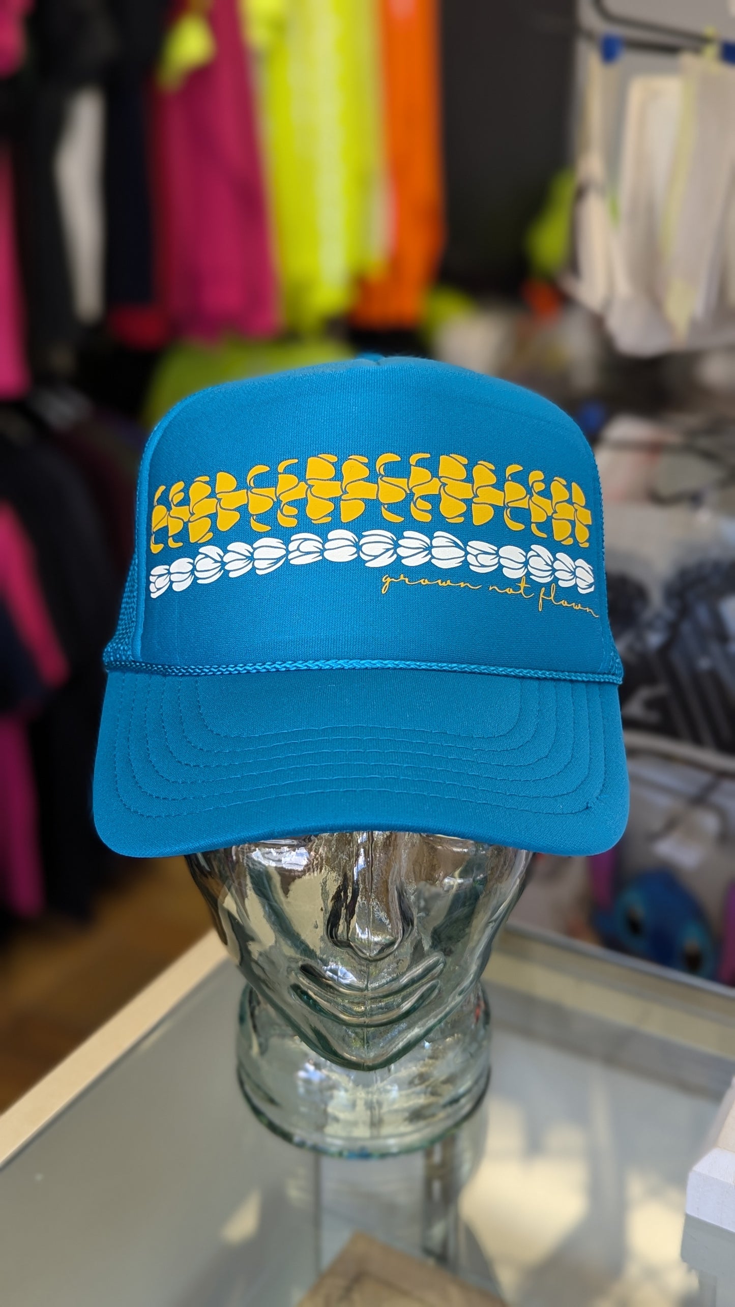 Puakenikeni and Pikake Trucker Hat