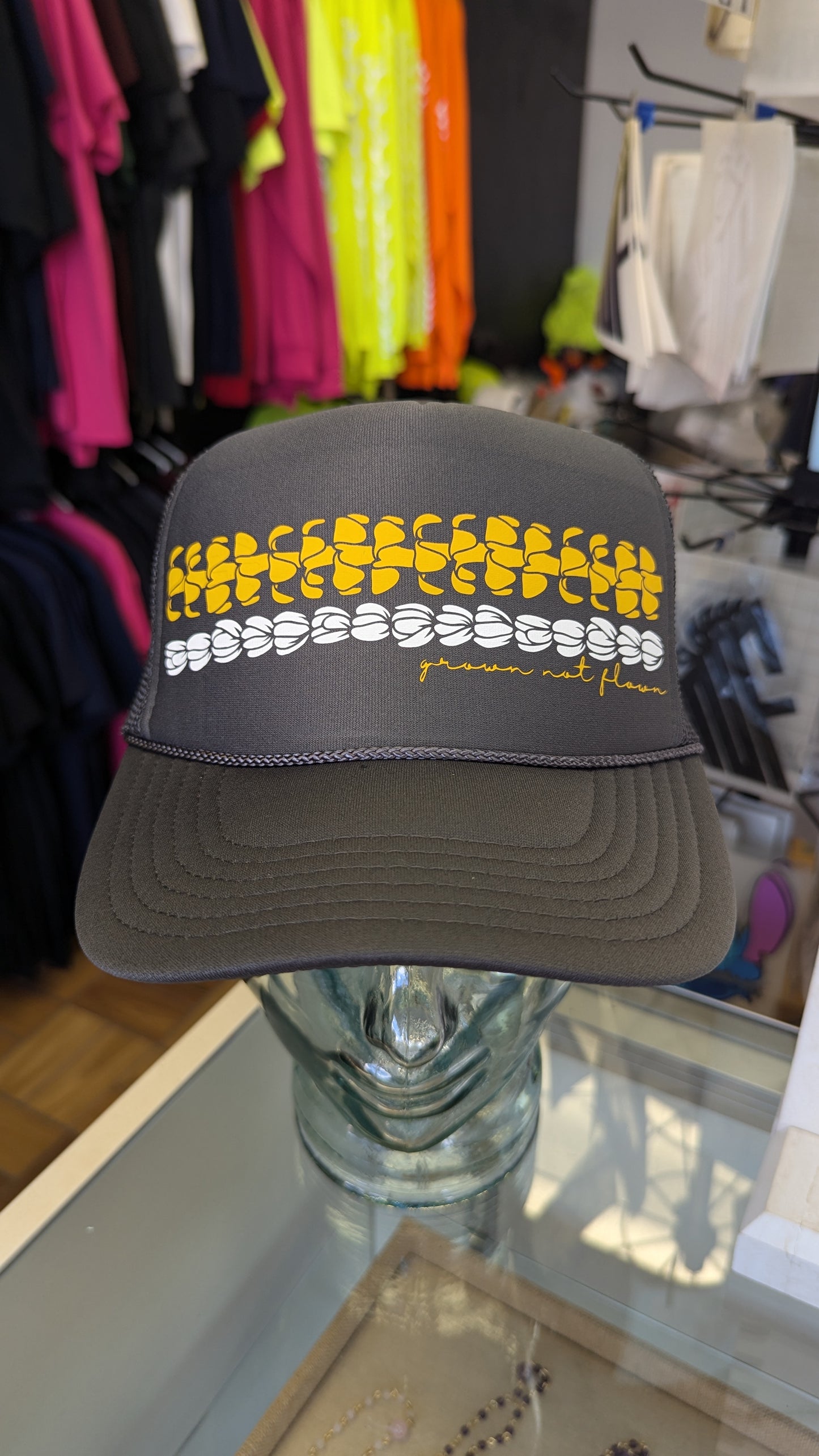 Puakenikeni and Pikake Trucker Hat