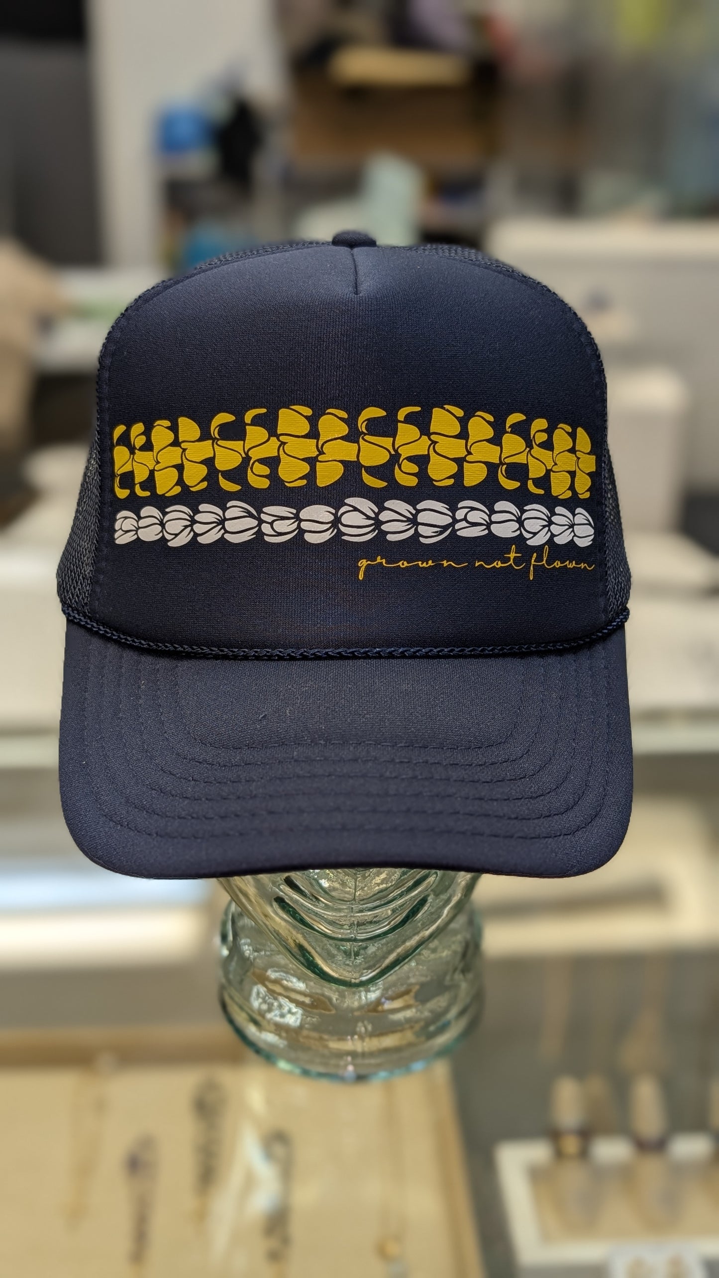 Puakenikeni and Pikake Trucker Hat