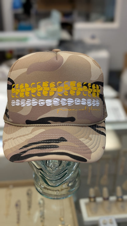 Puakenikeni and Pikake Trucker Hat