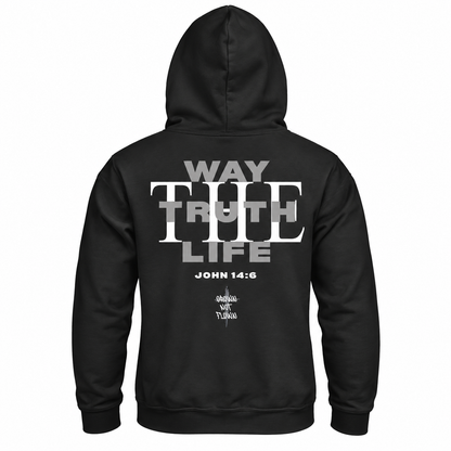Rooted By HIS Design Black Hoodie