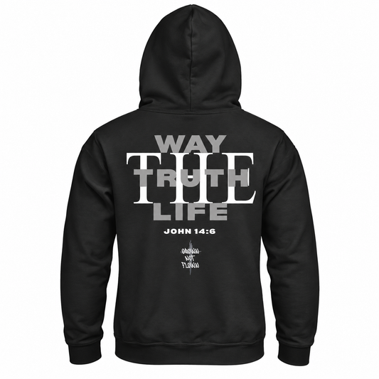 Rooted By HIS Design Black Hoodie