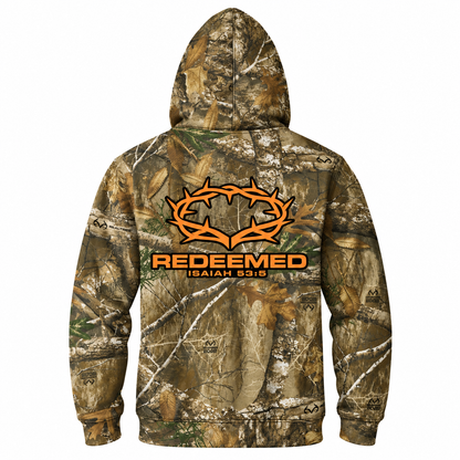 Rooted By HIS Design Redeemed Hoodie