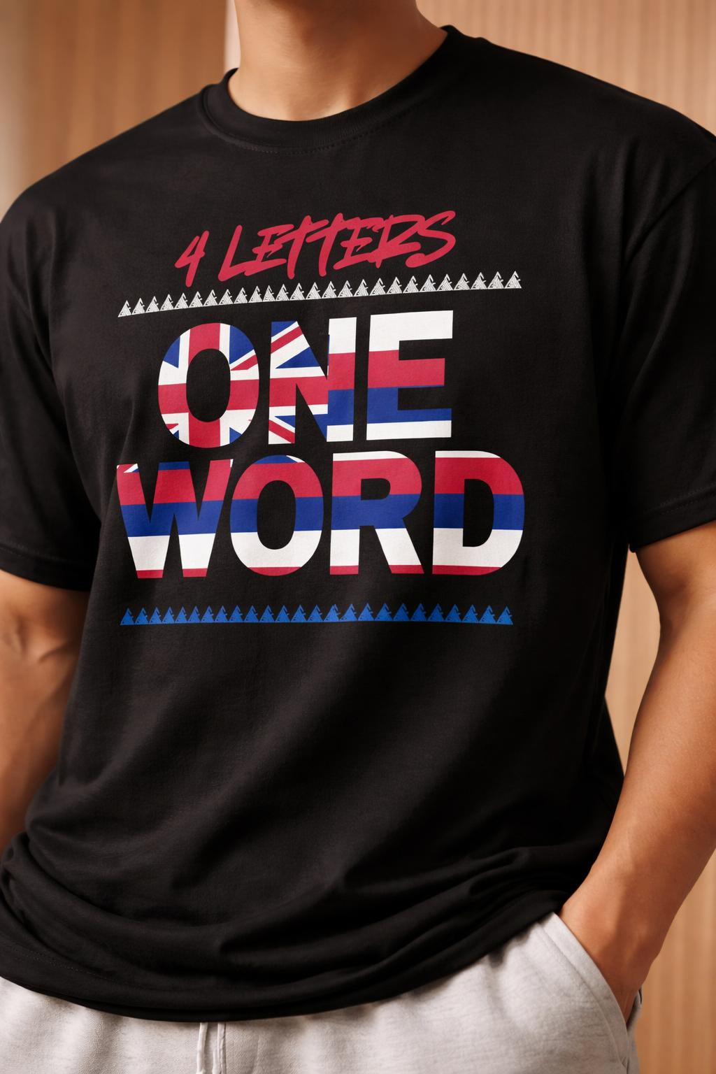 Detail shot of 4 Letters One Word (WWE Collection)