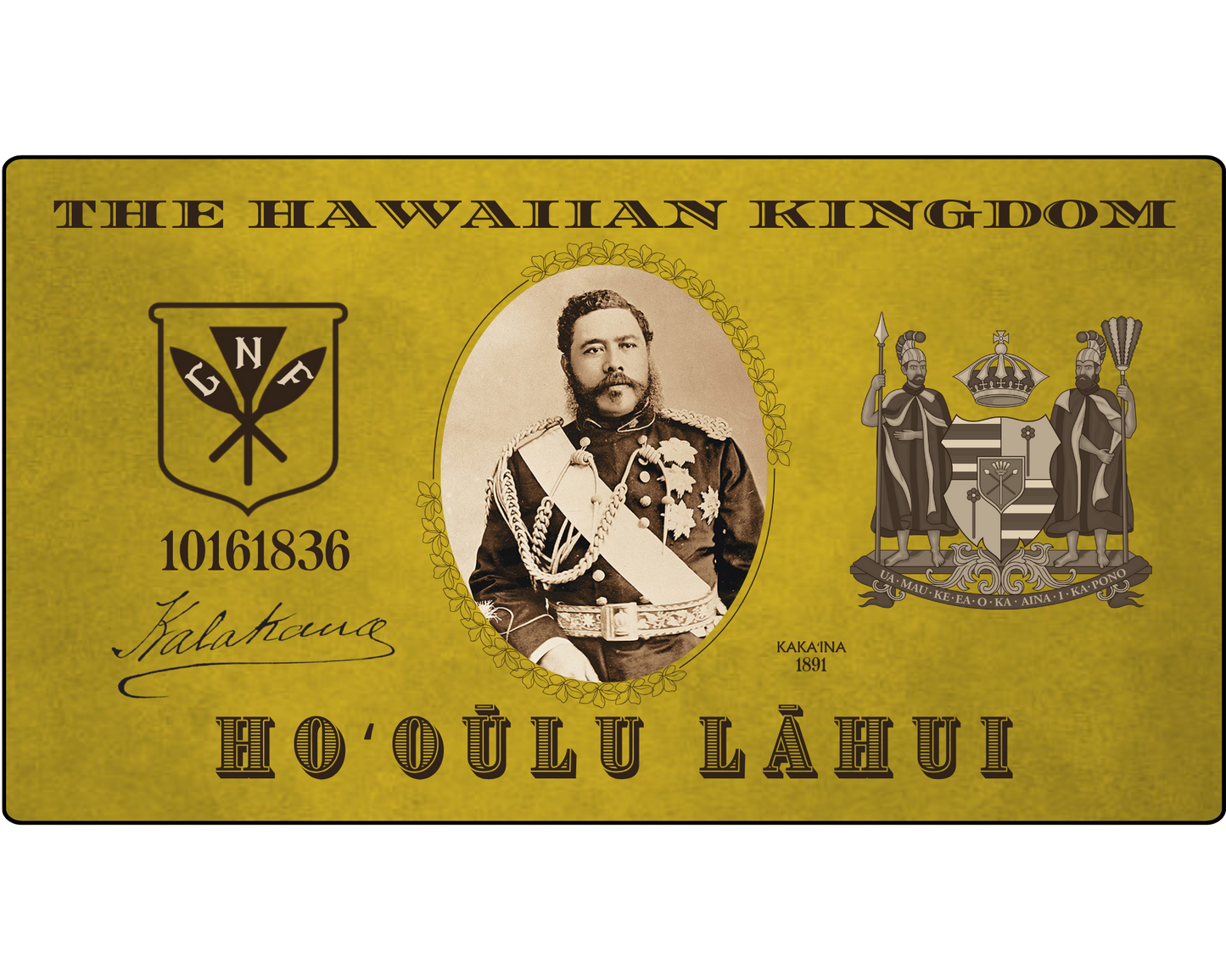 King Kalākaua Kanaka Kala T-Shirt